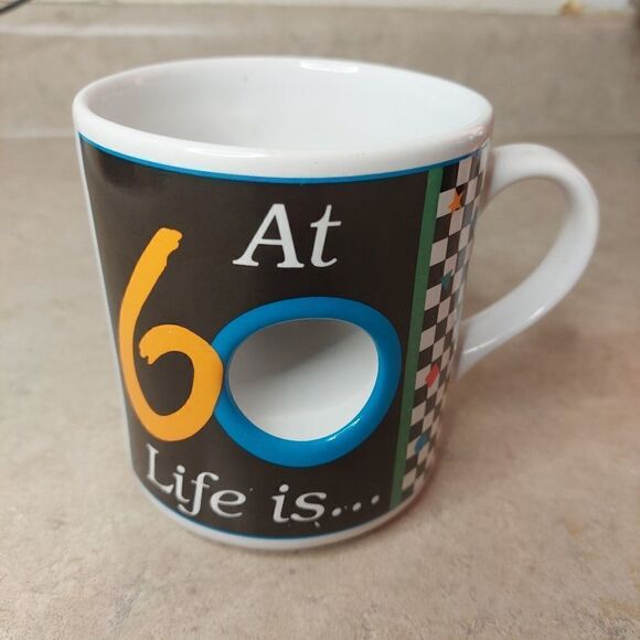 Papel Freelance At 60 Life is a Hole Lot Of Fun Mug - Picture 1 of 6